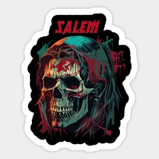 Shredding with Salem Sticker